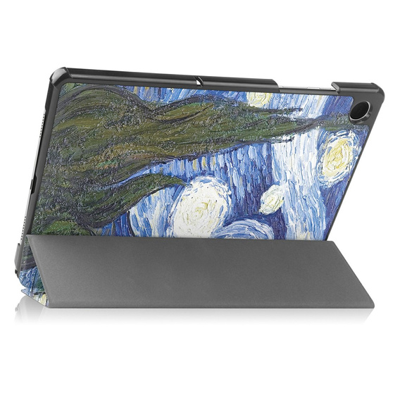 Husă inteligentă cu imprimeu pentru Samsung Galaxy Tab A11+/A9+