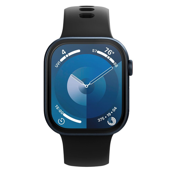 Spigen ProFlex EZ FIT, Szkło hybrydowe do Apple Watch 7/8 41MM, Clear (2 sztuki)