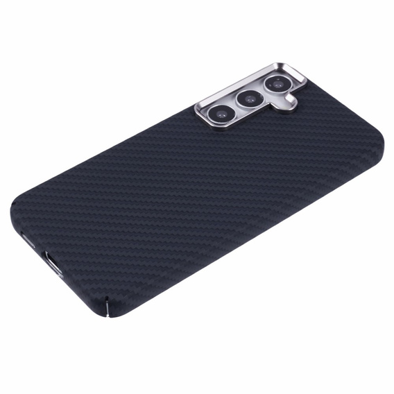 Carcasa pentru Samsung Galaxy S25, Carbon Fiber MagSafe, negru