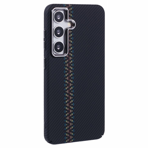 Carcasa pentru Samsung S25+ Plus, Carbon Fiber MagSafe, negru
