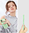 Husă pentru iPhone 16 Plus, pentru MagSafe, ERBORD Matt Case, verde deschis + sticlă pentru ecran