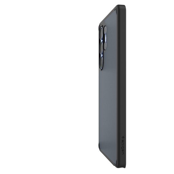 Carcasa Spigen pentru Samsung Galaxy S25 Ultra, Ultra Hybrid, negru / mat + sticlă temperată 9H