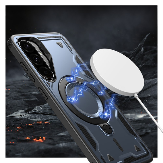 Carcasă pentru Samsung Galaxy A56, Military MagSafe, albastru