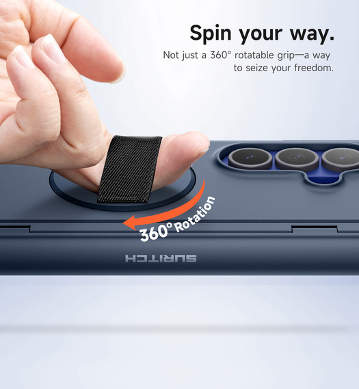 Husă Suritch cu suport 360° și protecție ecran integrată pentru Samsung Galaxy Z Fold7