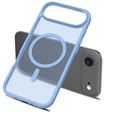 Husă Matt pentru iPhone Air, pentru MagSafe, albastru translucid