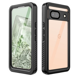 Husă impermeabilă IP68 pentru Google Pixel 8A, Redpepper, negru