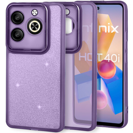Huse pentru Infinix Hot 40i, Glittery Powder, violet