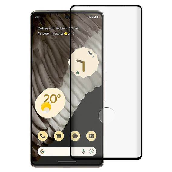 Sticlă călită 3D pentru Google Pixel 7 Pro 5G, negru