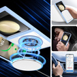 Husă pentru Samsung Galaxy Z Flip7 FE / Z Flip6, Corners Dropproof, pentru MagSafe, transparent / albastru