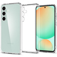 Carcasa Spigen pentru Samsung Galaxy S24 FE, Ultra Hybrid, transparentă + sticlă temperată 9H