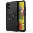 Huse pentru Samsung Galaxy A51 5G, Kickstand Ring, negru