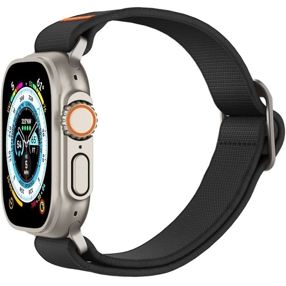 Pasek SPIGEN do Apple Watch 1/2/3/4/5/6/7/8/SE/Ultra 42/44/45/49MM, Fit Lite Ultra, Czarny