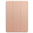 Husă pentru Lenovo Idea Tab 11" / Tab K11 11" (2 gen.), suport, Smartcase cu suport pentru stylus, auriu roz