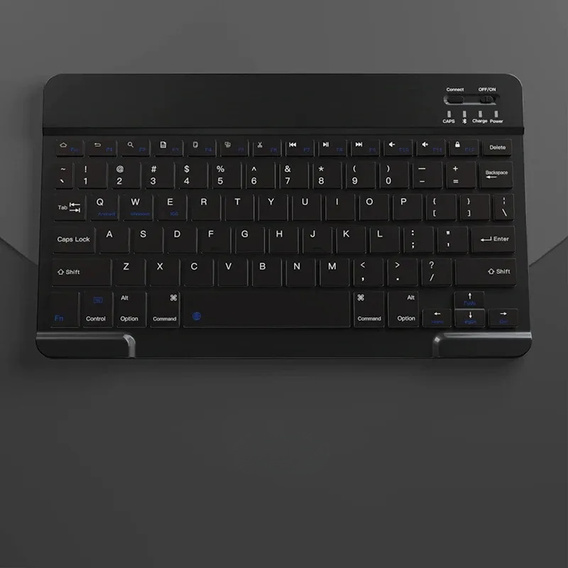 Carcasă + tastatură Apple iPad Pro 11" 5 gen. 2024, Leather Pen Slot TouchPad, negru