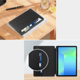 Husă pentru Lenovo Tab M11, Business Card and Pen Slot, negru