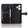 Husa cu clapetă pentru Oppo A5 Pro 5G, Wallet Rhombus, negru