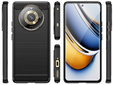 Huse pentru Realme 11 Pro / 11 Pro +, Carbon, negru