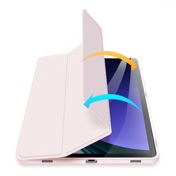 Husa pentru Samsung Galaxy Tab S10 Lite / S10 FE / S9 FE, Dux Ducis TOBY, roz