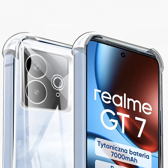 Huse pentru Realme GT 7 / 7T, Dropproof, transparentă