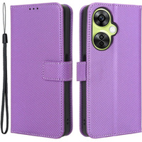 Cu clapetă pentru OnePlus Nord CE 3 Lite 5G, Wallet Smart Magnet, violet