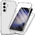 Carcasă pentru Samsung Galaxy S24, Shockproof, cu folie, transparentă