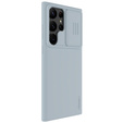 Husă NILLKIN pentru Samsung Galaxy S23 Ultra, husă CamShield din silicon pentru MagSafe, albastru