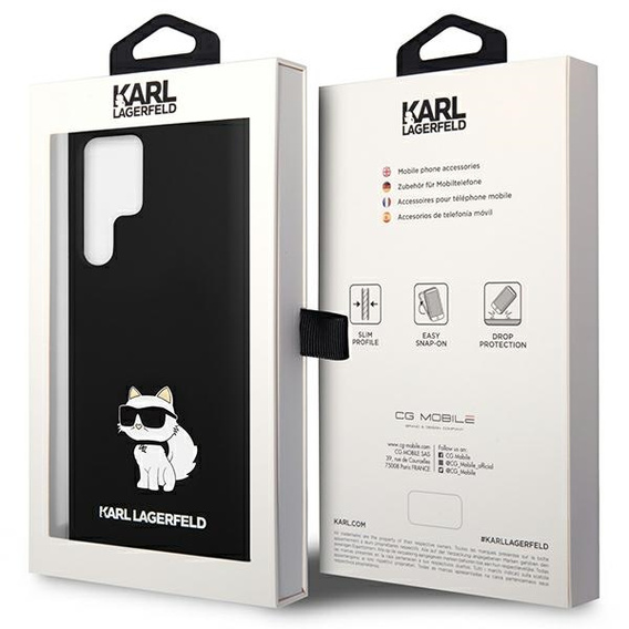 Karl Lagerfeld Silicone Choupette pentru Samsung Galaxy S24 Ultra