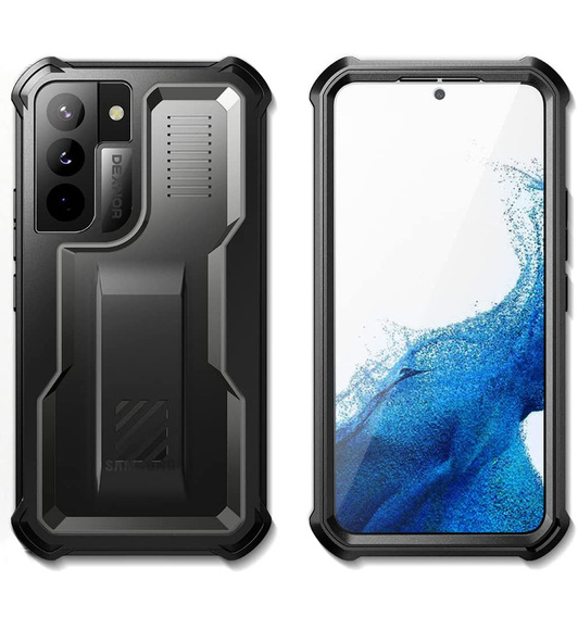 Huse pentru Samsung Galaxy S22, Dexnor Full Body Hybrid, negru