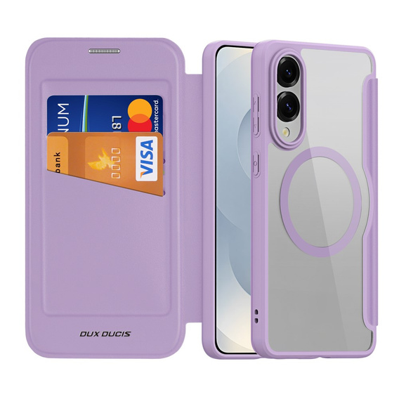 Dux Ducis Huse pentru Samsung Galaxy S25 Edge, Skin X Pro, MagSafe, violet