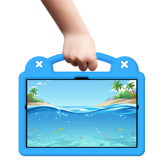 Husă pentru copii pentru Samsung Tab A8 10.5 X200 / X205, Cute Patterns, cu suport, albastru