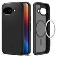 Carcasa Spigen pentru Google Pixel 9A, Thin Fit Mag, negru + sticlă temperată 9H