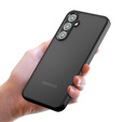 Carcasă pentru Samsung Galaxy S24+ Plus, Fusion Hybrid, cu protecție pentru camera foto, transparent / negru