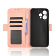 Husă cu slot pentru carduri pentru Oppo Reno 15, roz
