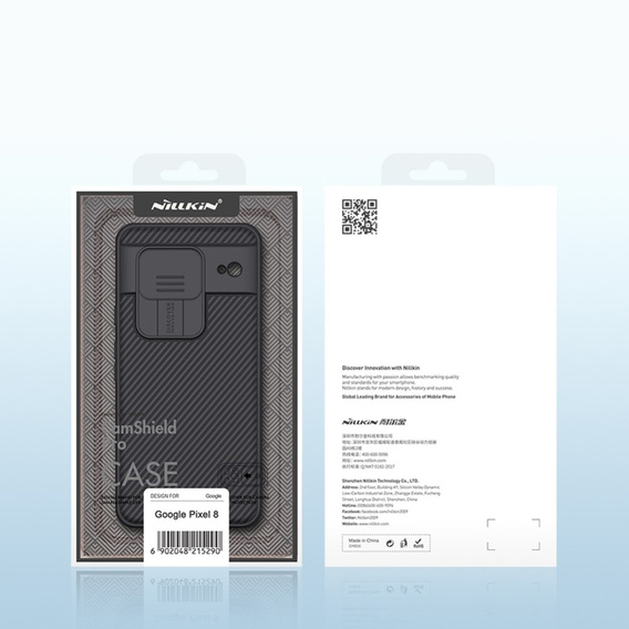 Husă pentru Google Pixel 8, Nillkin blindată, CamShield Pro, negru