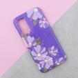 Huse pentru Samsung Galaxy A14 4G/5G, Suritch Full Body Flowers, violet