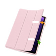 Husă pentru Samsung Galaxy Tab S10 Lite / S10 FE / S9 FE, Smartcase cu spațiu pentru stylus, roz