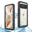 Husă impermeabilă IP68 pentru Google Pixel 9, Redpepper, negru