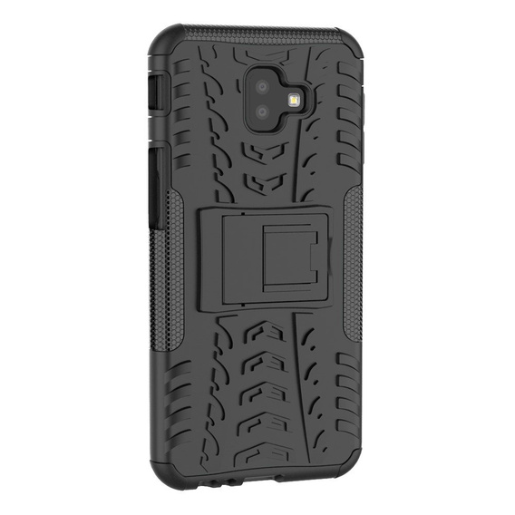 Huse pentru Samsung Galaxy J6+ Plus, Tire Armor, negru