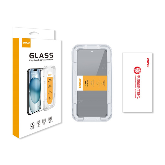 ENKAY sticlă călită ENKAY pentru Samsung Galaxy A56 5G /  A36 5G, transparentă