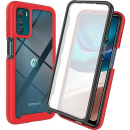Carcasă pentru Motorola Moto G42 4G, Shockproof, cu folie, roșu