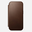 Carcasă Nomad pentru iPhone 17 Pro, Modern Leather Folio, maro