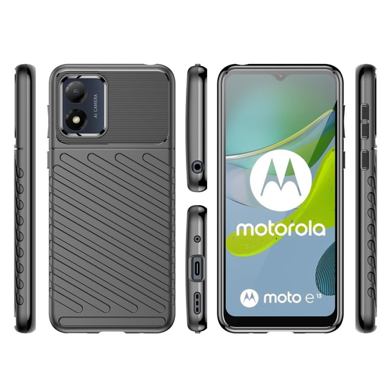 Huse pentru Motorola Moto E13, Thunder, negru