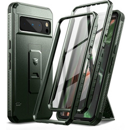 Husă blindată pentru Google Pixel 8 Pro, Dexnor Full Body (Two Frames), verde