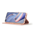 Cu clapetă pentru Oppo Reno 4 Z 5G, LC.IMEEKE, roz rose gold