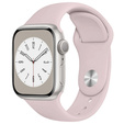 Pasek Silikonowy do Apple Watch 1/2/3/4/5/6/7/8/SE/ULTRA 42/44/45/49mm, Czarny