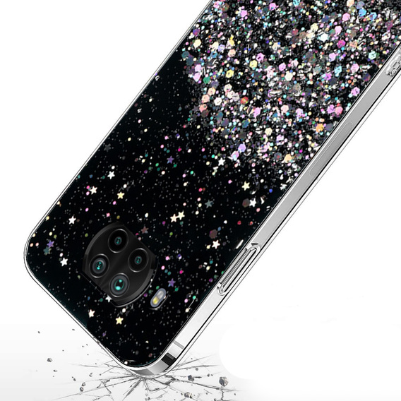 Huse pentru Xiaomi Mi 10T Lite 5G, Glittery, negru