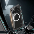 Husă pentru iPhone 17 Pro Max, IP68 rezistentă la apă, SHELLBOX MagSafe, albastru