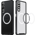Carcasă de protecție pentru camera foto pentru Sony Xperia 1 V, CamShield MagSafe, transparent / negru