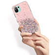 Huse pentru Xiaomi Mi 11 Lite / Mi 11 Lite 5G / 11 Lite 5G NE, Glittery, roz