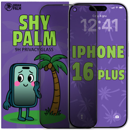 Sticlă temperată Shy Palm Privacy pentru iPhone 16 Plus